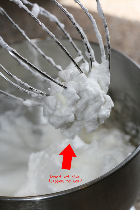Image result for over whipped egg white
