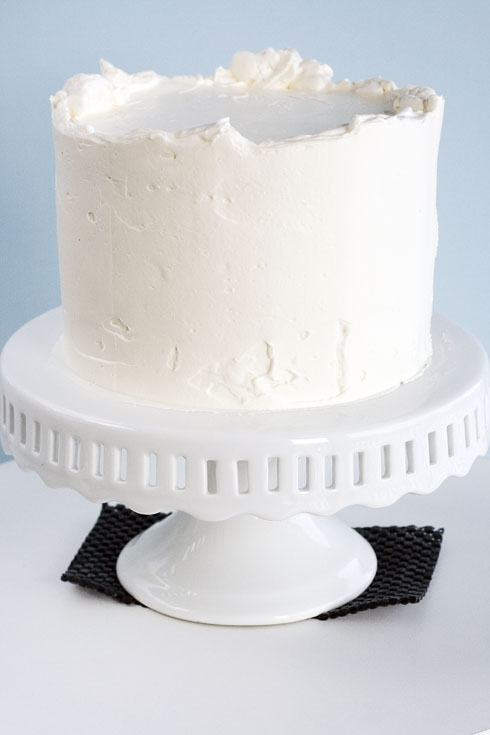 How to perfectly - and easily - frost a cake. Tons of pics!