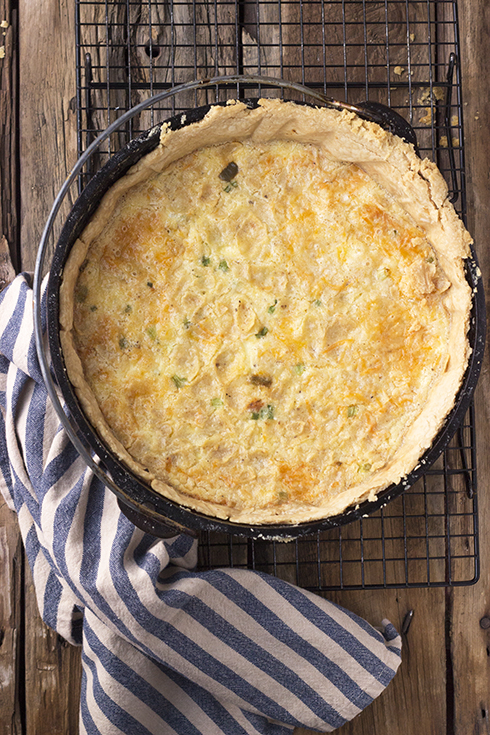 Southwestern Migas Quiche - rich and satisfying. Make on Sunday and eat leftovers all week.