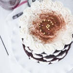 Mexican Spice Horchata Cake - Fudgy chocolate cake spiced with cinnamon and cayenne pepper, topped with horchata buttercream. Perfect for Cinco de Mayo, or whenever.