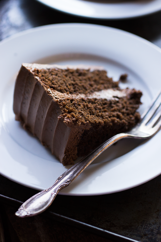 Chocolate Chile Cake with Chocolate Avocado Buttercream