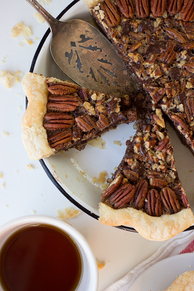 Bourbon Chocolate Pecan Pie - Whisk Kid