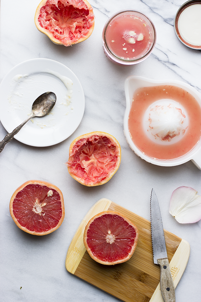 Sticky Grapefruit Rolls with Grapefruit Cream Cheese Glaze. Pillowy soft like a cinnamon roll, but fruitier!