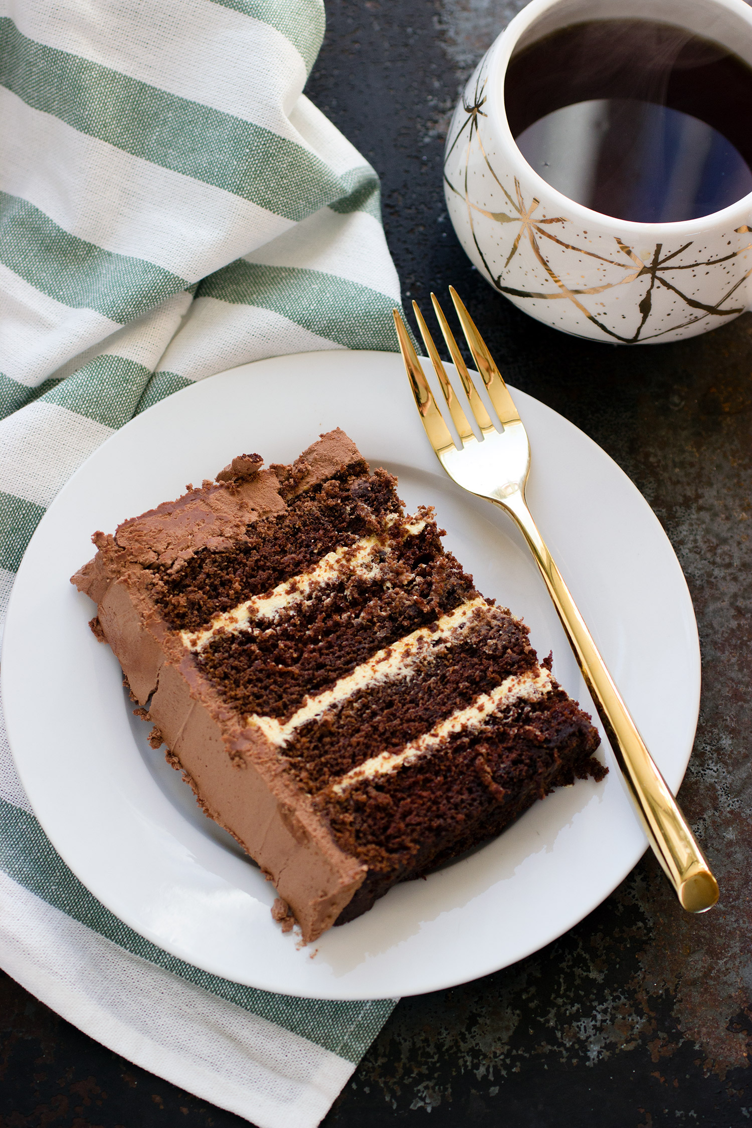 Chocolate-Covered Mango-Passionfruit Cake